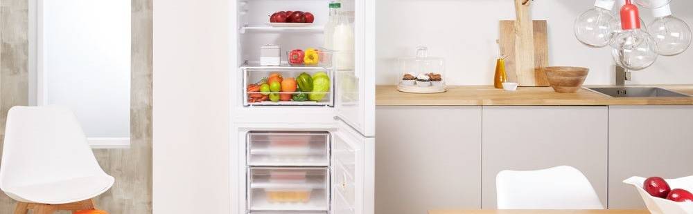 Indesit built deals in fridge